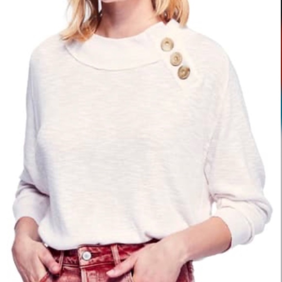 We The Free Tops - Free People Cream Don't Forget Me Top